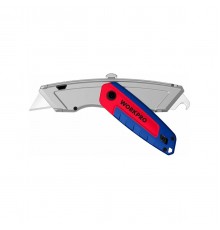 WP213016 Нож WORKPRO складной с двумя лезвиями 170х35х20мм