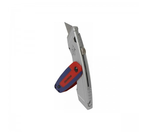 WP213016 Нож WORKPRO складной с двумя лезвиями 170х35х20мм