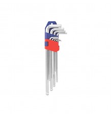 WP222007 Набор шестигранных ключей WORKPRO LONG с шаровидными наконечниками 9шт.