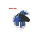 WP222010 Набор шестигранных ключей WORKPRO PRO с шаровидными наконечниками 9шт.