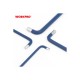 WP222011 Набор шестигранных ключей WORKPRO LONG PRO с шаровидными наконечниками 9шт.