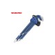 WP222011 Набор шестигранных ключей WORKPRO LONG PRO с шаровидными наконечниками 9шт.