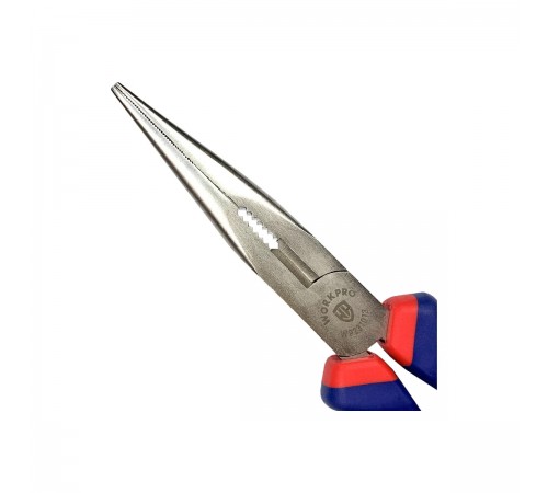 WP231013 Плоскогубцы WORKPRO прямые, удлиненные 2К 200мм (8")