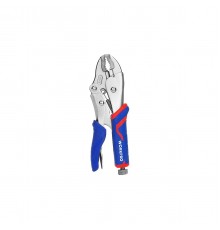 WP231073 Клещи зажимные WORKPRO закругленные 2К 180мм (7") CR-V