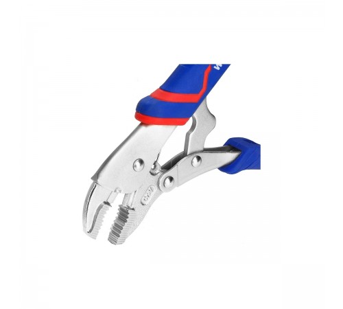 WP231073 Клещи зажимные WORKPRO закругленные 2К 180мм (7") CR-V
