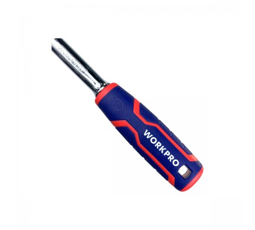 WP271009 Ключ трещеточный WORKPRO 2К 1/2" 45Т