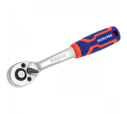 WP271010 Ключ трещеточный WORKPRO 2К CR-MO PRO 1/4" 72Т