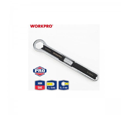 WP272016 Ключ универсальный WORKPRO 5-27мм