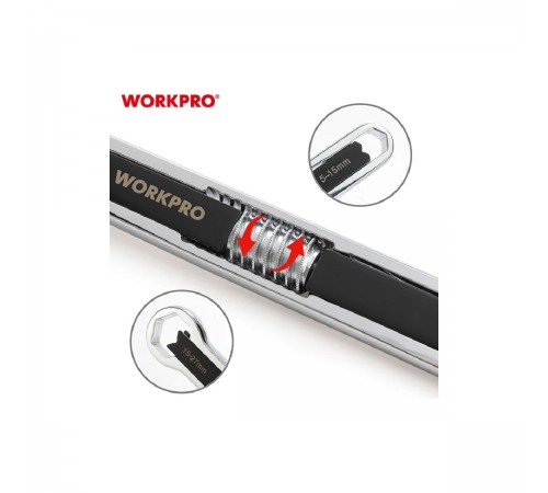 WP272016 Ключ универсальный WORKPRO 5-27мм