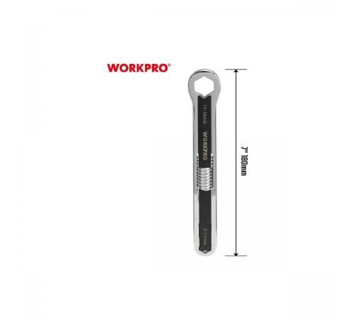 WP272017 Ключ универсальный WORKPRO 5-16мм