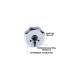 WP275031 Ручная трещотка WORKPRO 1/4"