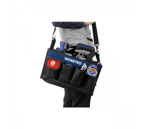 Сумка WORKPRO WP281006  инструментальная, открытая 390мм (15")