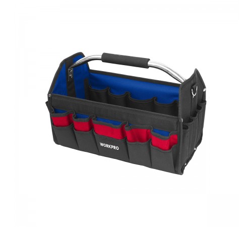 Сумка WORKPRO WP281011 инструментальная, открытая со стальной ручкой 400мм