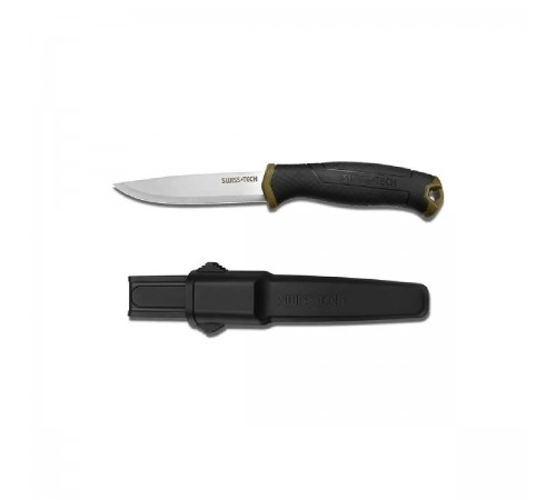 WP381010 Нож WORKPRO с пластиковыми ножнами 102мм