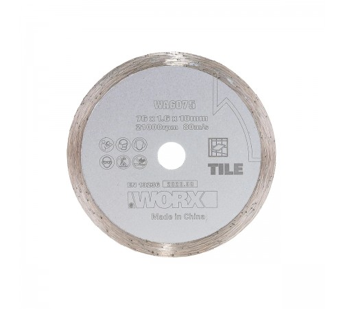 Диск алмазный WORX WA6075 76*1.6*10