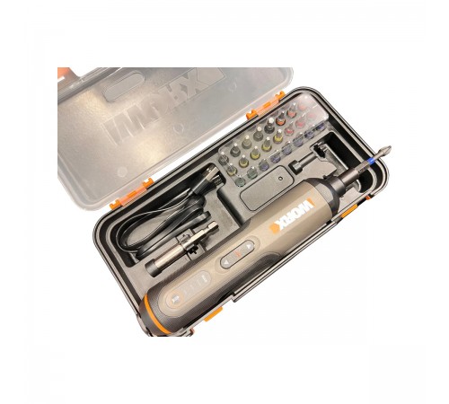 Отвертка аккумуляторная WORX WX 240 + набор бит (26 шт)