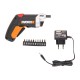 Отвертка аккумуляторная WORX WX252 4V XTD