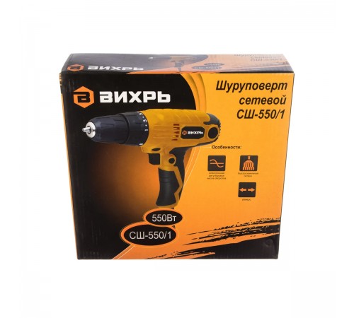 Шуруповерт сетевой Вихрь СШ-550/1