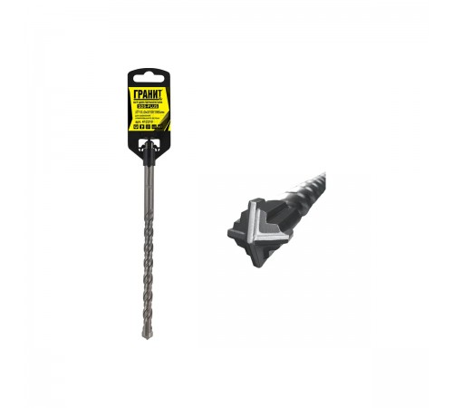 412210 Бур ГРАНИТ SDS+ Quadro-X 12х210