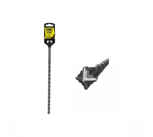 412360 Бур ГРАНИТ SDS+ Quadro-X 12х360