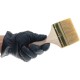 01099-100_z01 Кисть плоская ЗУБР УНИВЕРСАЛ ОПТИМА, светлая щетина, деревянная ручка, 100 мм