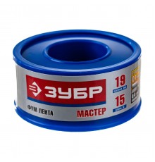 12373-19-040 Фумлента ЗУБР МАСТЕР, 0,40 г/см3, 0,1мм х 19мм х 15м