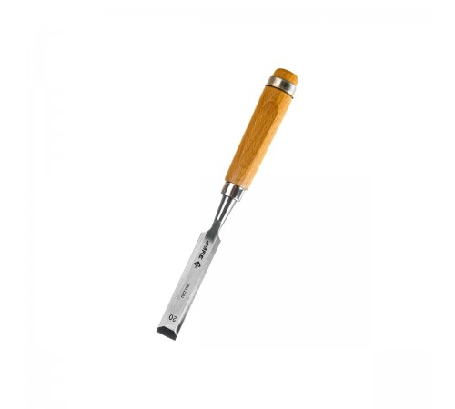 18096-20 Стамеска-долото ЗУБР Классик с деревянной рукояткой, 20 мм