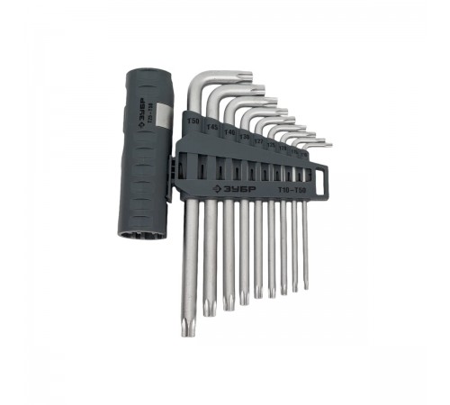 Ключи имбусовые набор ЗУБР ЭКСПЕРТ, Cr-Mo, TORX, 9 пр 2745-4-1_z01