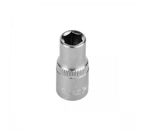 ЗУБР  FLANK, 1/4", 6 мм, торцовая головка (27715-06)
