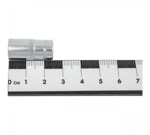 ЗУБР 1/4", 8 мм, Cr-V сталь, хромированная, торцовая головка 27715-08