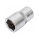 ЗУБР 1/4", 10 мм, Cr-V сталь, хромированная, торцовая головка 27715-10