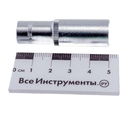 ЗУБР 1/4", 10 мм, Cr-V сталь, хромированная, торцовая головка 27717-10