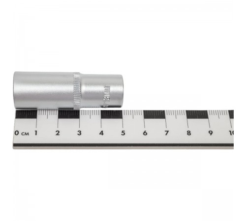 ЗУБР 1/4", 13 мм, Cr-V сталь, хромированная, торцовая головка 27717-13