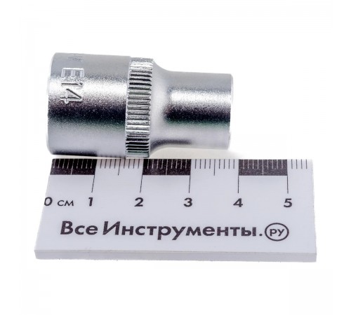27719-14 Торцовая головка ЗУБР Мастер хроматированное покрытие 1/2, Cr-V, E-TORX, E14