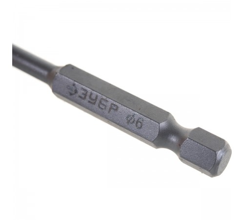 Сверло по стеклу и кафелю ЗУБР 6мм, HEX 1/4 29845-06_z01