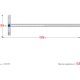 34389 Т-угольник ЗУБР Профессионал, алюминевый, с подвижной направляющей