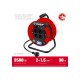 Силовой удлинитель на катушке ЗУБР ПВС-215, ПВС, 2 х 1.5мм 2,30м, 3500Вт  55103-30