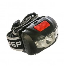 56436 Фонарь налобный ЗУБР МАСТЕР светодиодный, 1Вт+2LED, 4 режима, 3ААА