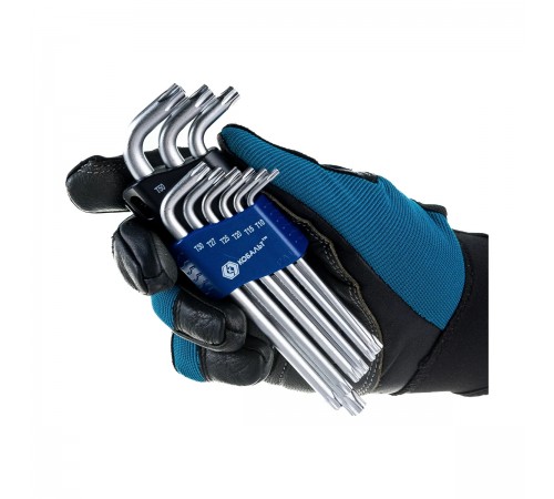 020405-09 Набор ключей угловых КОБАЛЬТ удлиненных 9штук Tamper Torx