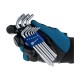 020405-09 Набор ключей угловых КОБАЛЬТ удлиненных 9штук Tamper Torx
