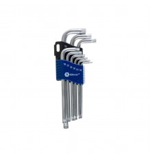 020405-09 Набор ключей угловых КОБАЛЬТ удлиненных 9штук Tamper Torx