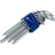 020405-09 Набор ключей угловых КОБАЛЬТ удлиненных 9штук Tamper Torx