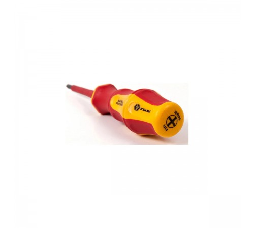 646-492 Отвертка КОБАЛЬТ Uktra Grip PH-1 х 80мм CR-V 2-х компонентная рукоятка, подвес