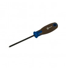 912-144 Отвертка КОБАЛЬТ POLYWOOD PZ-1 х 100мм CR-V древесно-полим.рукоятка, подвес
