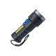 KOS115Lit Фонарь аккум. ручной КОСМОС LED 3Вт+COB 3Вт акк. Li-ion 18650 1.2А.ч. индикаторв USB-шнур