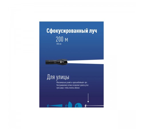 KosAL_5W Фонарь КОСМОС Premium 5Вт Q5 LED