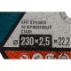 Круг отрезной по нержавеющей стали Кратон 230х2,5х22,2 мм