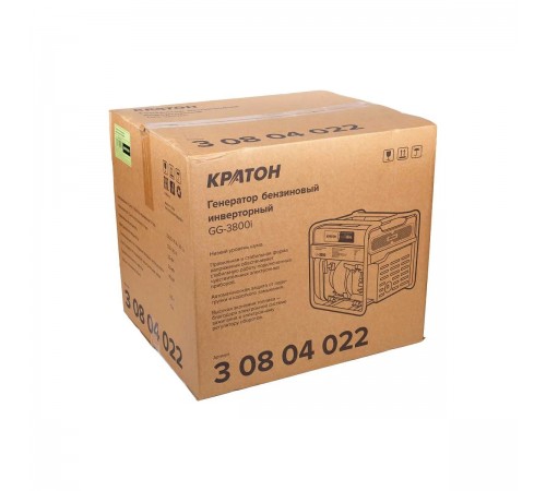 Генератор бензиновый инверторный Кратон GG-3800i