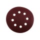 031-518 Круг шлиф. липучка Практика 125мм, P120, 8 отв.