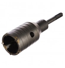 035-042 Коронка твердосплавная ПРАКТИКА SDS- Plus ударная 45 мм (1шт.) клипса